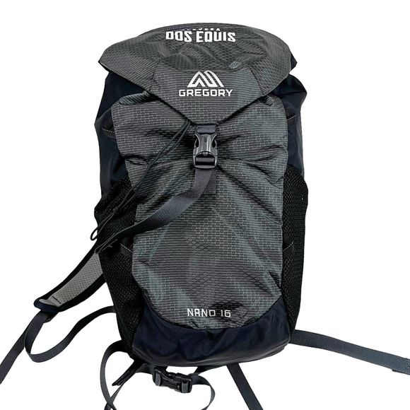 Gregory Nano 16 Backpack/Daypack Black Gray"Cerveza Dos Equis" Super Clean!